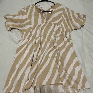 Tiger stripe dress